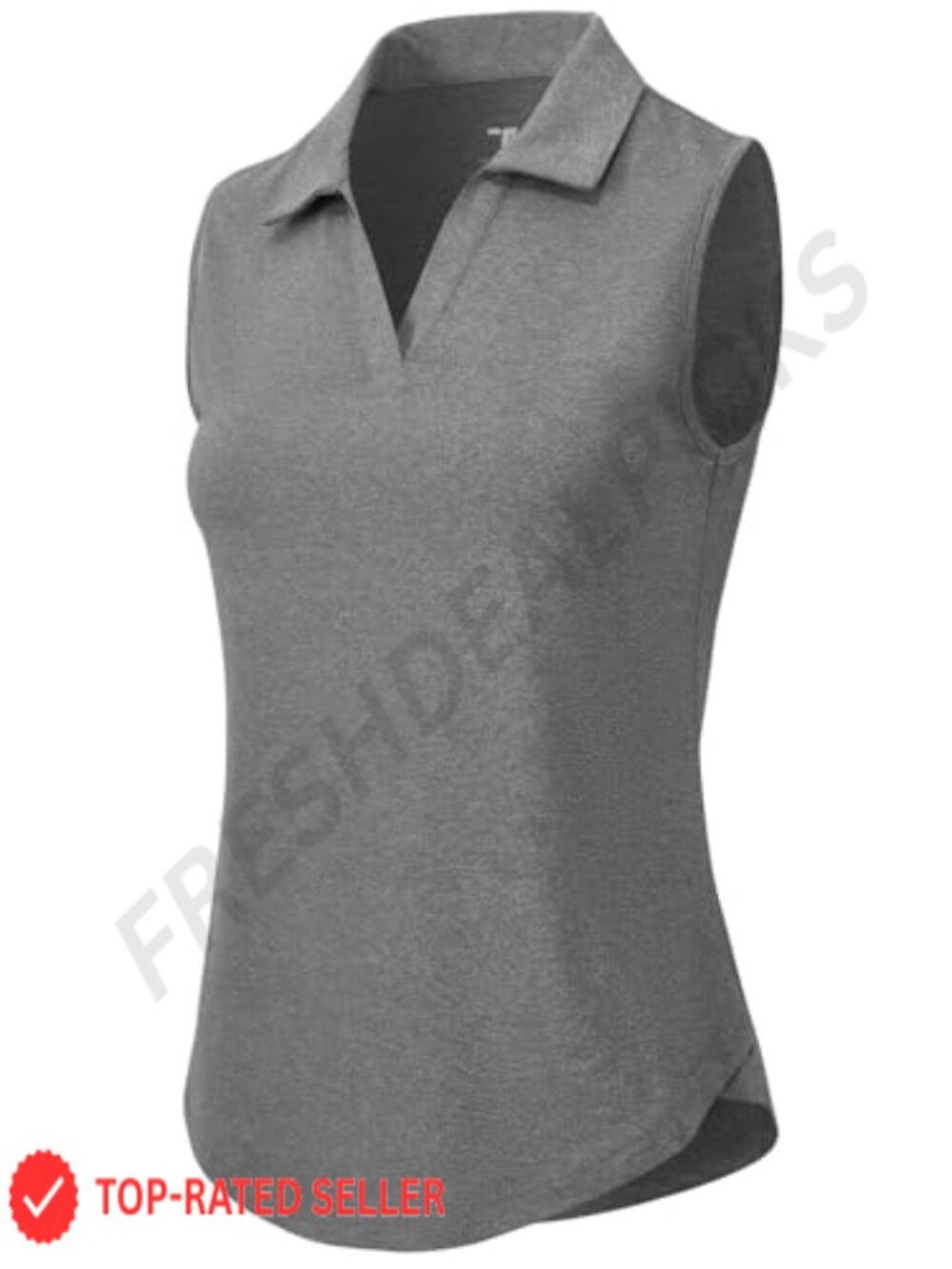 Women's Sleeveless Golf Polo Shirt UPF 50 Quick Dry Tank Top